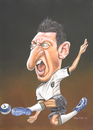 Cartoon: Özil in aktion (small) by Bert Kohl tagged özil,spielgestalter