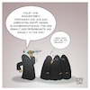 Cartoon: Islamistinnen (small) by Timo Essner tagged sicherheitsbehörden,warnung,islamistinnen,netzwerk,islamisten,islamismus,salafismus,radikale,religion,terrorismus,terror,sicherheit,kriminelle,vereinigung,deutschland,frauenrechte,metoo,aufschrei,cartoon,timo,essner