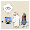 Cartoon: Space Force (small) by Timo Essner tagged donald,trump,nasa,space,force,warts,lord,mueller,investigation,ablenkung,science,scientist,wissenschaft,wissenschaftler,fake,news,bullshit,cartoon,timo,essner