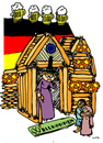 Cartoon: Hansel Merkel and Gretel (small) by Carma tagged hansel,gretel,merkel,immigration
