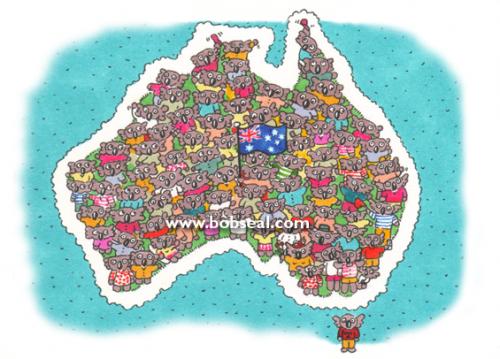 Cartoon: Koala Australia