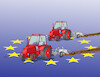 Cartoon: euprotest (small) by Lubomir Kotrha tagged europe,farmers,protests
