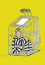 Cartoon: neotribun-far (small) by Lubomir Kotrha tagged democracy,freedom,of,speech,speaker