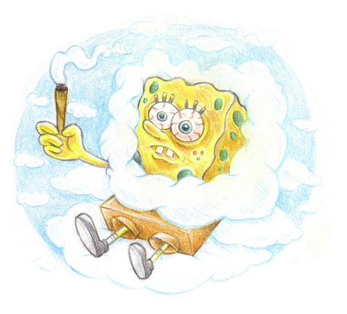 Spongeblunt By Trippy Toons | Media & Culture Cartoon | TOONPOOL