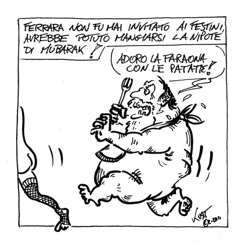 Cartoon: Precauzioni (medium) by kurtsatiriko tagged ferrara