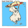 Cartoon: Bunga Bunga Pizza (small) by kurtsatiriko tagged pizzapitch