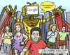 Cartoon: Motogoogle (small) by javierhammad tagged google,motorola,future,robot,slave,technology,ray,war