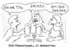 Cartoon: angekommen (small) by Andreas Prüstel tagged fußball,frauenfußball,stammtisch,bier,rituale