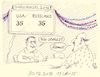 Cartoon: ausweisungen (small) by Andreas Prüstel tagged usa,russland,konflikt,hackerangriffe,wahlbeeinflussung,diplomatenausweisungen,cartoon,karikatur,andreas,prüstel
