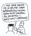 Cartoon: cartoonist (small) by Andreas Prüstel tagged beruf,interview,cartoonist,zeichner,zeichnen