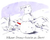 Cartoon: ersatz-trump (small) by Andreas Prüstel tagged davos,weltwirtschaftsgipfel,abwesenheit,trump,usa,cartoon,karikatur,andreas,pruestel