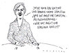Cartoon: es wulfft (small) by Andreas Prüstel tagged bundespräsident,wulff,tv,virginiawoolf,film