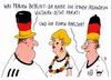 Cartoon: faninnen (small) by Andreas Prüstel tagged fußballeuropameisterschaft,frankreich,deutsche,fans,fanartikel,voltaire,pariser,kondom,cartoon,karikatur,andreas,pruestel