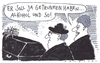 Cartoon: gerücht (small) by Andreas Prüstel tagged trauerfeier,gerücht,alkoholismus