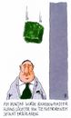 Cartoon: kochshowmaster (small) by Andreas Prüstel tagged koch,kochshow,tv,kochshowmaster,tiefkühlfrost,spinat,tod,unfall,cartoon,karikatur,andreas,pruestel