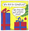 Cartoon: o.t. (small) by Andreas Prüstel tagged weihnachten geschenke