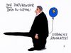 Cartoon: partykracher (small) by Andreas Prüstel tagged europa,eu,gipfeltreffen,bratislava,ungarn,orban,grenzzäune,flüchtlinge,nationalismus,rechtspopulismus,cartoon,karikatur,andreas,pruestel