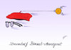Cartoon: sturmtief (small) by Andreas Prüstel tagged akk,karneval,minderheitenwitz,intersexuallität,sturmtief,bennet,cartoon,karikatur,andreas,pruestel