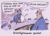 Cartoon: wirtschaft spezial (small) by Andreas Prüstel tagged deutsche,wirtschaft,konjunktur,gastwirtschaft,abkacken,cartoon,karikatur,andreas,pruestel