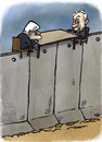 Cartoon: talking of peace (small) by kap tagged israel palestina peace mideast