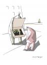 Cartoon: Bauchladen (small) by Mattiello tagged mann,bauchladen,knochen,november,hinfälligkeit,morbidität