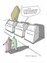 Cartoon: Entsorgungswesen (small) by Mattiello tagged finanzkrise,bankenwelt,ubs,aktien,geldvernichtung,müll,umweltschutz