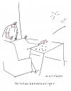 Cartoon: Teilchenbeschleuniger (small) by Mattiello tagged paar,mann,frau,beziehung,physik,forschung