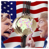 Cartoon: Swing States (small) by Night Owl tagged hillary,clinton,donald,trump,usa,us,election,votes,wahl,2016,united,states,president,democratic,republican,presidential,candidates