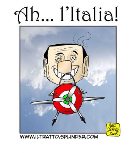 Cartoon: Alitalia (medium) by Giulio Laurenzi tagged berlusconi