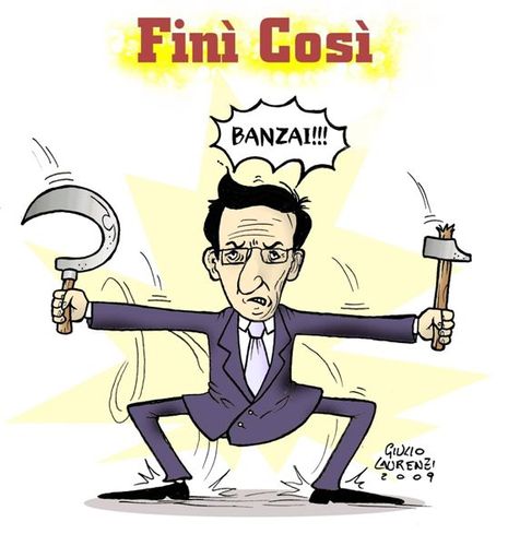 Cartoon: Come Fini (medium) by Giulio Laurenzi tagged politics