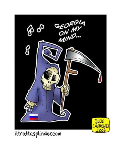 Cartoon: Death Song (medium) by Giulio Laurenzi tagged war
