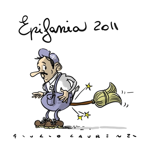 Cartoon: Epifania 2011 (medium) by Giulio Laurenzi tagged 2011,epifania