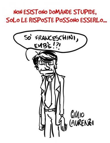 Cartoon: Franceschini (medium) by Giulio Laurenzi tagged politics