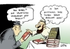 Cartoon: Gratis-Bibeln (small) by Paolo Calleri tagged salafisten,salafistengruppe,koran,koranverteilung,gratis,kostenlos,umsonst,druckerei,druckstopp,verbot,propaganda,verfassungsschutz