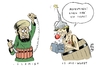 Cartoon: Knallköpfe (small) by Paolo Calleri tagged mohammed,film,islamfeindlich,unschuld,der,muslime,proteste,gewalt,islam,westen,usa,botschaft,demonstrationen