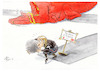 Cartoon: Riskantes Auftrennen (small) by Paolo Calleri tagged italien,meloni,china,seidenstrasse,wirtschaft,investitionspaket,investitionsprogramm,investition,ausstieg,projekt,handelsroute,politik,karikatur,cartoon,paolo,calleri