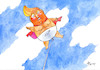 Cartoon: Überflieger Supertrump (small) by Paolo Calleri tagged usa,vorwahlen,wahlen,parteien,praesidentschaft,praesidentschaftswahlen,super,tuesday,republikaner,trump,politik,karikatur,cartoon,paolo,calleri