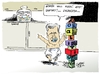 Cartoon: Umstürzler (small) by Paolo Calleri tagged horst,seehofer,csu,koalition,berlin,cdu,fdp,betreuungsgeld,drohung,koaltionsbruch,gegner,scheitern