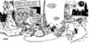 Cartoon: Weihnachtsrausch (small) by RABE tagged weihnachten,weihnachtsmann,geschenke,geschenkesack,plätzchen,lebkuchen,bäckerei,elisen,zucker,puderzucker,schnupfen,strich,drogen,reinziehen,nase,hanf,lsd,rauschgift,kanabis,crystal,tüte,rabe,ralf,böhme,karikatur,cartoon,weihnachtsbaum,christkind,baumschm