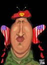 Cartoon: caricature Hugo Chavez (small) by izidro tagged caricature