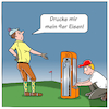 Cartoon: Golf Zukunft (small) by Cloud Science tagged golf,3d,drucker,drucken,sport,cartoon,digtalisierung,digital,technik,tech,technologie,moeller,illustration,zukunft,disruption,transformation,golfplatz