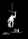 Cartoon: Spiel mir das Lied vom Tod (small) by tiede tagged black,humor,rasputin,schwarzer,tiedemann,tiede
