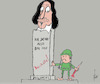 Cartoon: Greta versus Descartes (small) by tiede tagged greta,descartes,klima,tiede,cartoon,karikatur