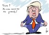 Cartoon: Trump taxes (small) by tiede tagged trump,taxes,tiede,cartoon,karikatur