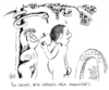 Cartoon: Verlorenes Paradies (small) by tiede tagged lampedusa,flüchtlinge,tunesien,italien
