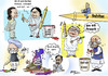 Cartoon: a political holi cartoon (small) by shyamjagota tagged indian,cartoonist,shyam,jagota