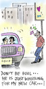 Cartoon: indian cartoonist shyam jagota (small) by shyamjagota tagged vihicle