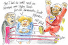 Cartoon: Kandidatenduell (small) by REIBEL tagged schulz,merkel,wahlkampf,bundestagswahl,duell,kanidaten,cdu,spd,ringkampf,ring,schlagabtausch,wrestling