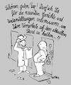 Cartoon: Seelenkäufer (small) by REIBEL tagged haustürgeschäft,vorurteile,populismus,verführer,überzeugung,meinung