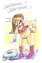 Cartoon: Wutbürgerin (small) by REIBEL tagged waage,gewicht,technik,lügen,frau,dick,unterwäsche,bad,wiegen,schwer,wut,wütend